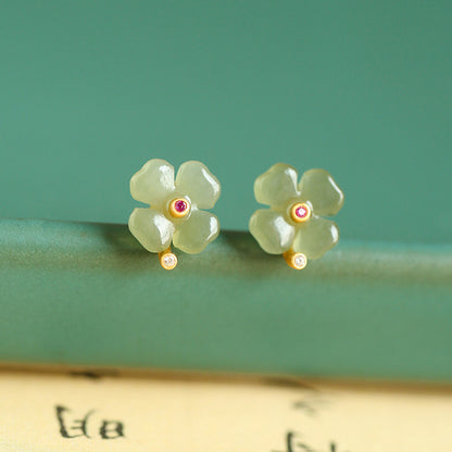 Argento Orecchino artigianale delicato