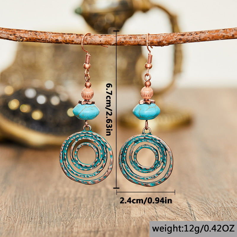 Orecchino vintage fatto a mano