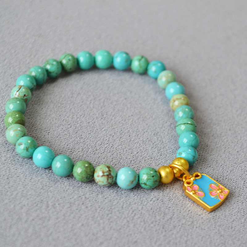 Oro Bracciale artigianale delicato