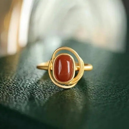 Oro Anello stupendo per uso quotidiano