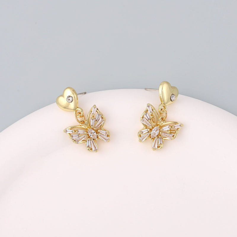 Argento Orecchino artigianale delicato