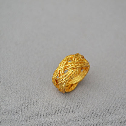 Oro Anello stupendo per uso quotidiano