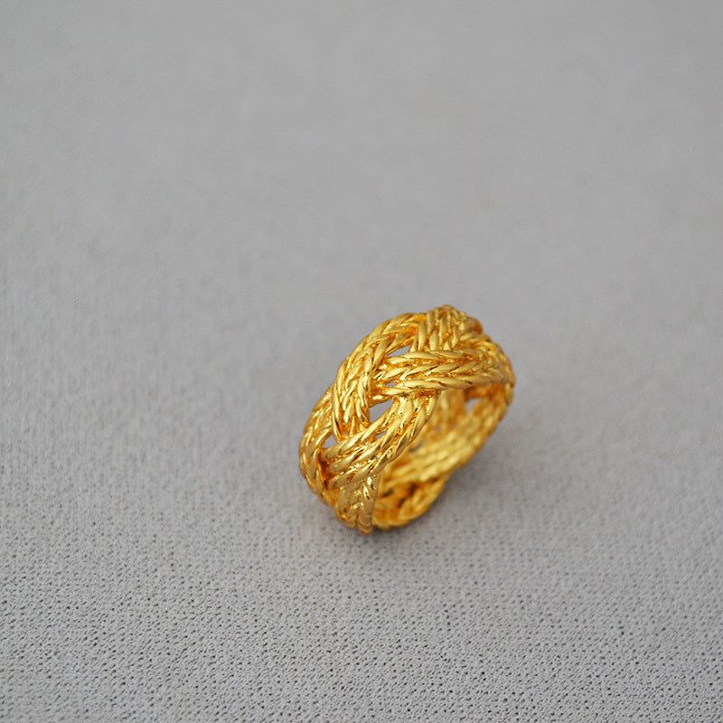 Oro Anello stupendo per uso quotidiano