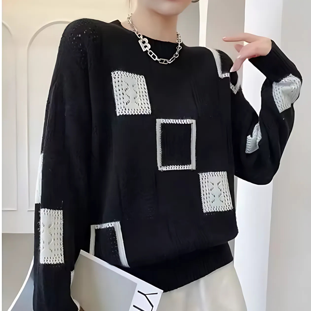 Maglione dal design curato