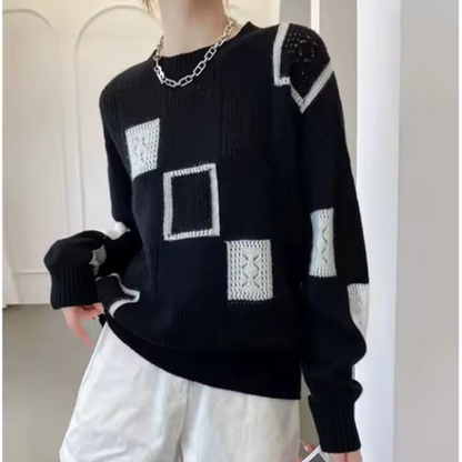 Maglione dal design curato