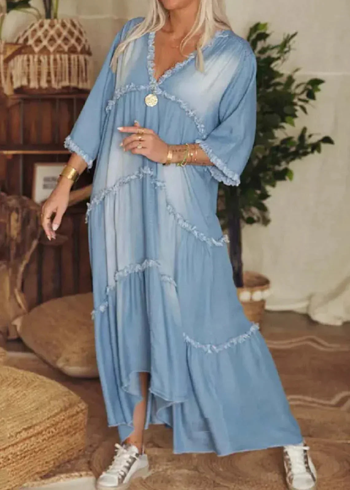 ER | Abito lungo in denim