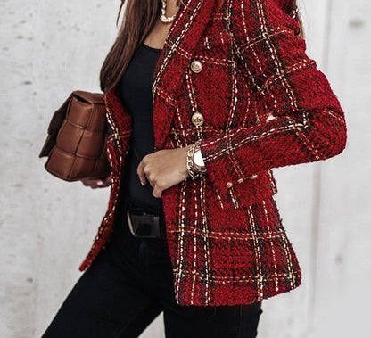 LP | Blazer a quadri con due file di bottoni