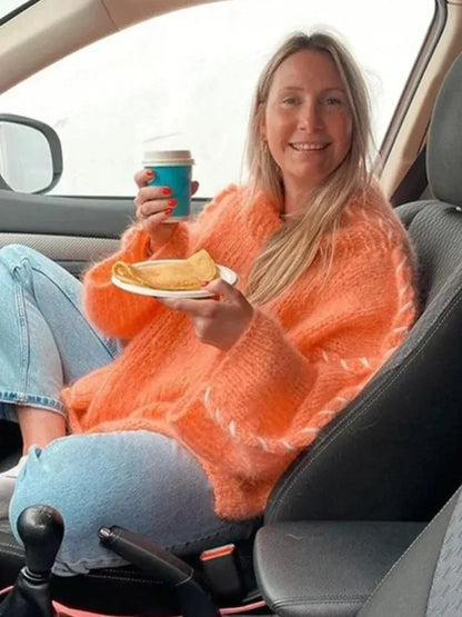 LP | Maglia oversize lavorata a maglia