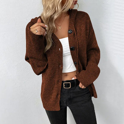 LP | Accogliente cardigan con cappuccio