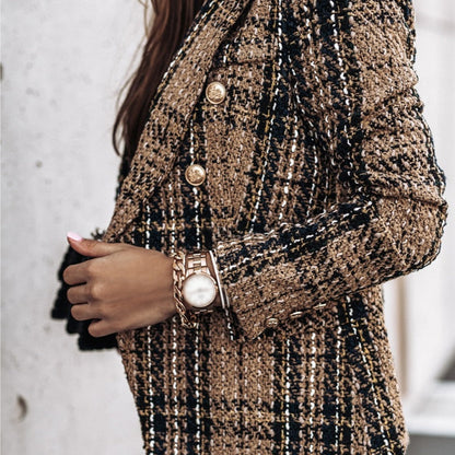 LP | Blazer a quadri chic da donna