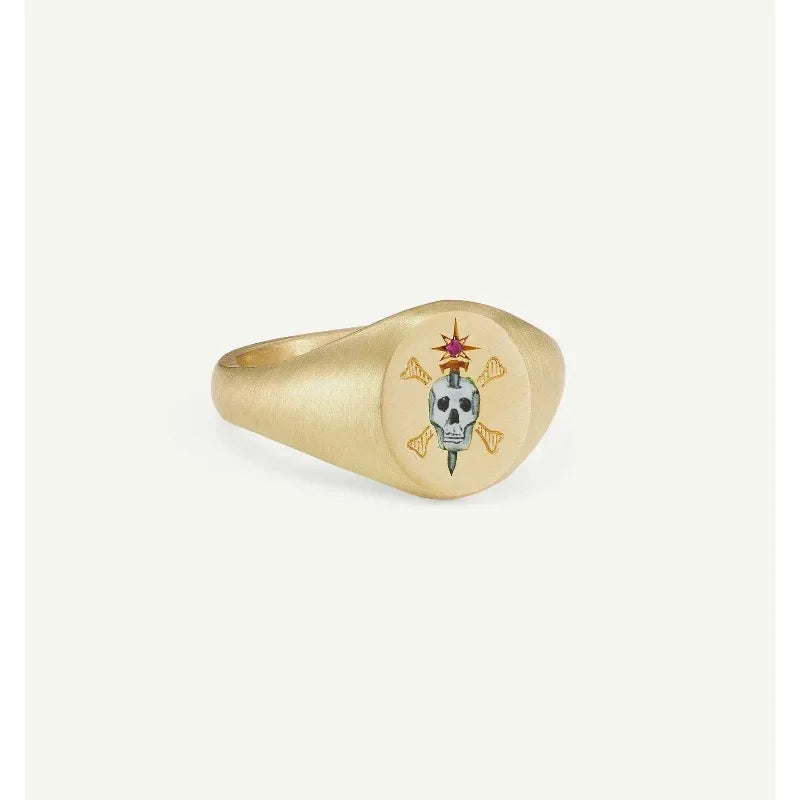 Oro Anello stupendo per uso quotidiano