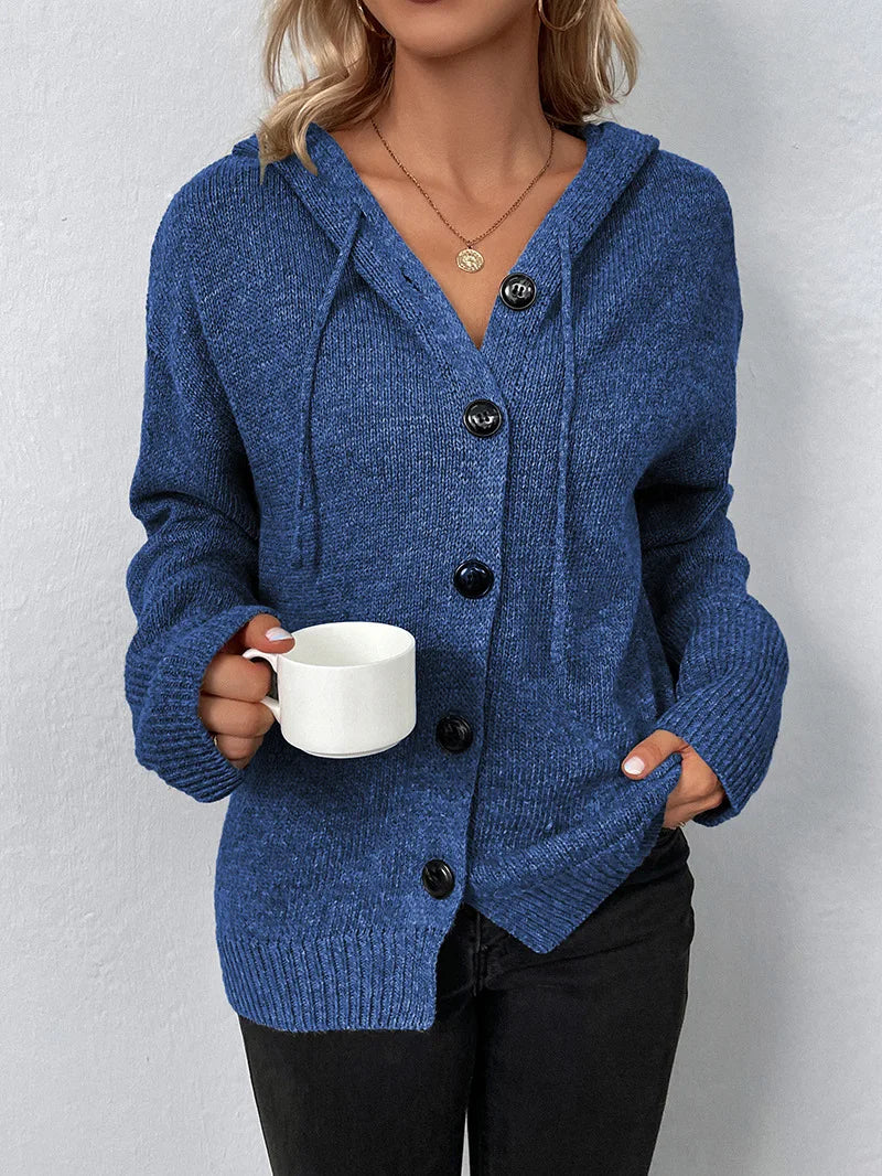 LP | Accogliente cardigan con cappuccio