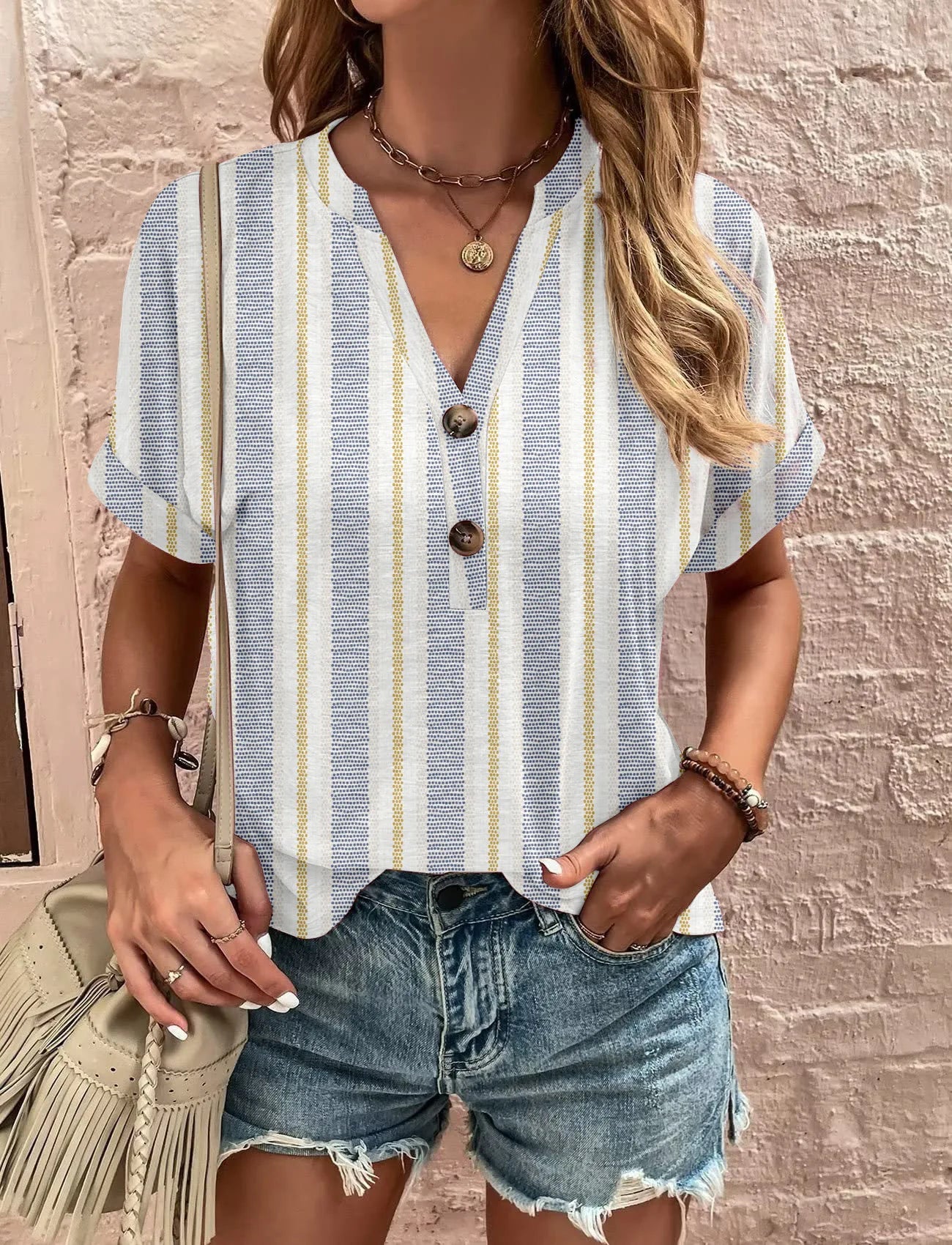 Fresco e femminile Camicia