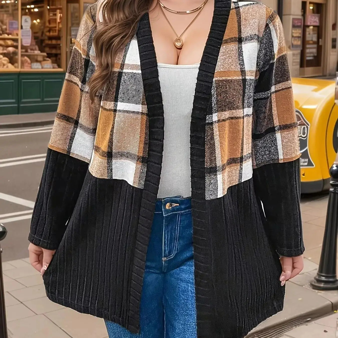 Moderno e minimalista Cardigan