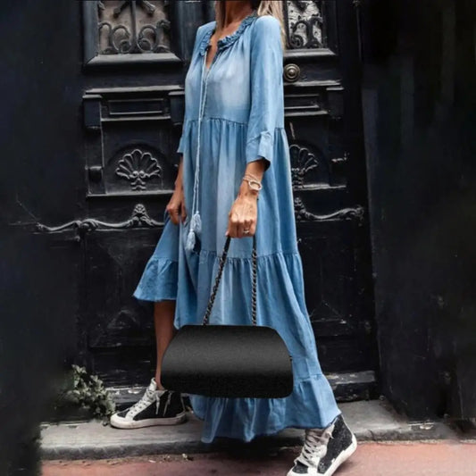 ER | Maxi abito in denim