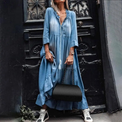 ER | Maxi abito in denim