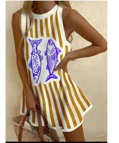 Fresco e casual Abito