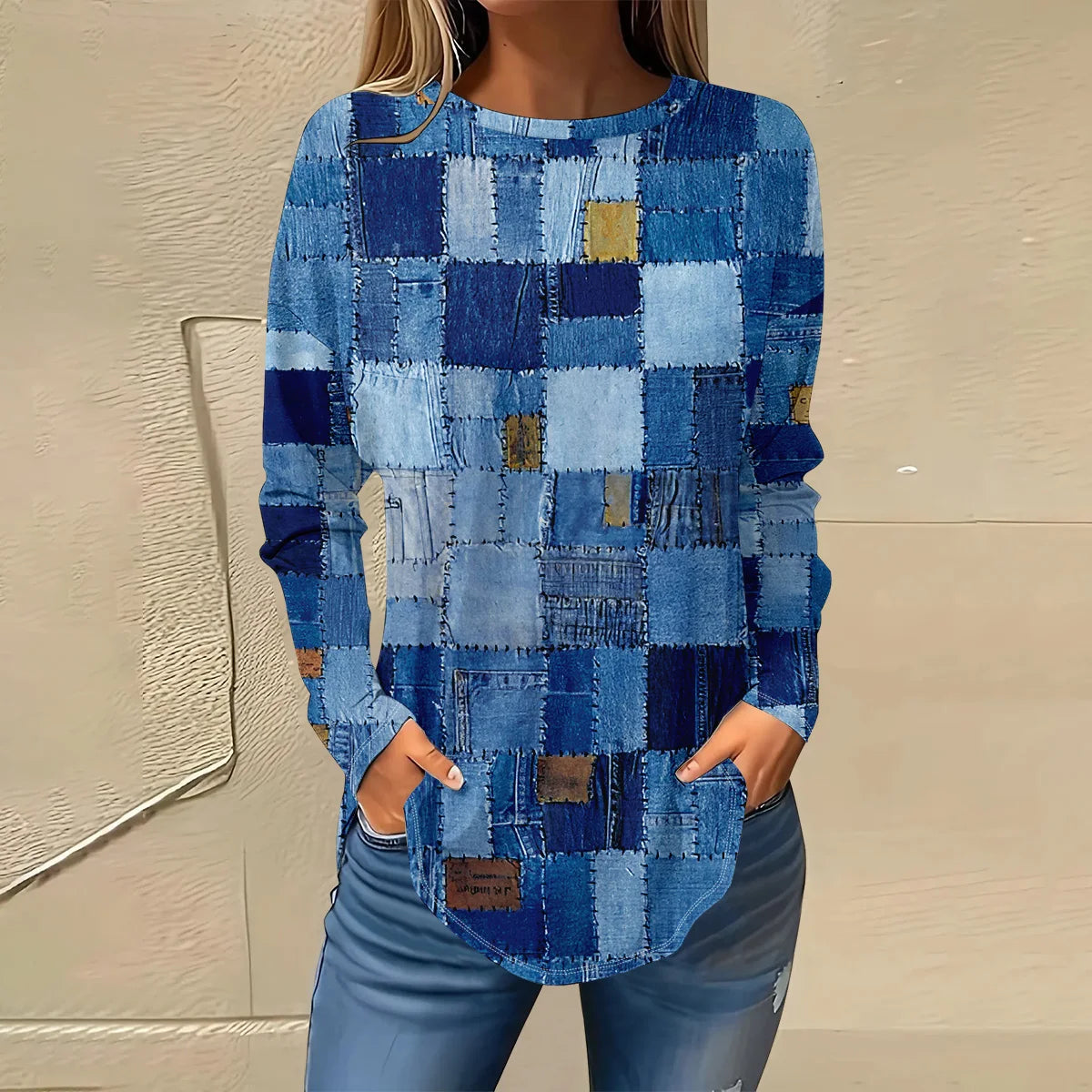 Moderno e minimalista Camicia