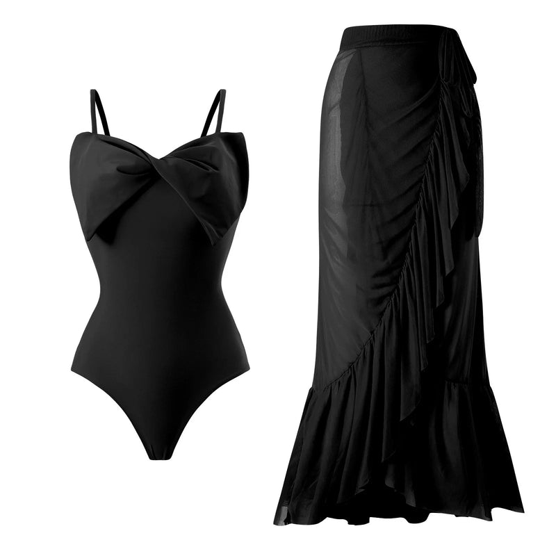 Beautifully Finished Bathing Suit in a Timeless Design