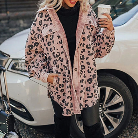 LP | SannesJacket I Giacca con stampa animalier da donna