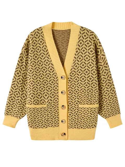 LP | Elegante cardigan in maglia con abbottonatura