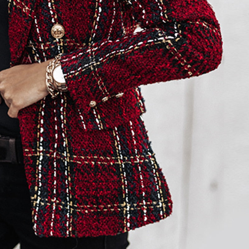 LP | Blazer a quadri chic da donna