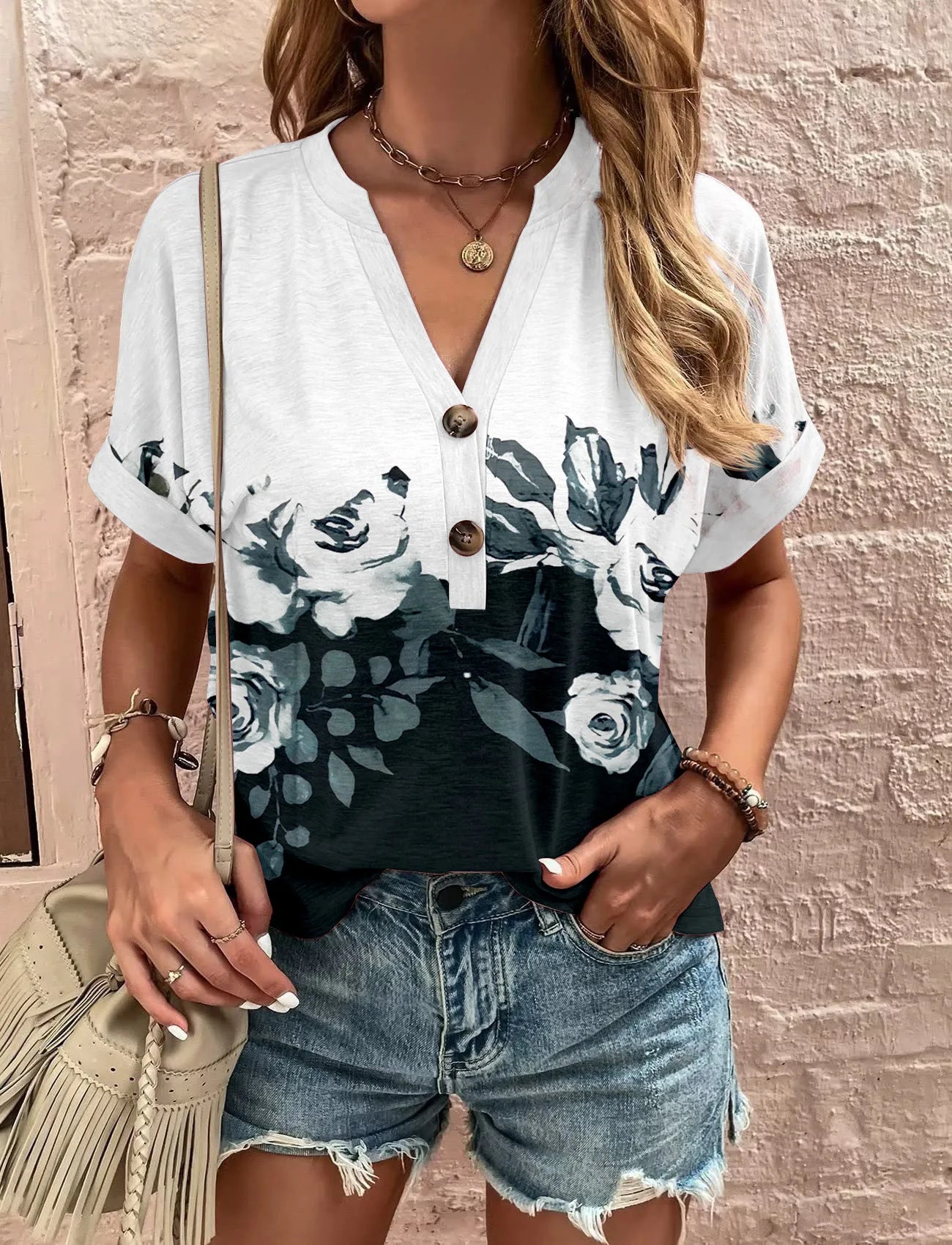 Fresco e femminile Camicia