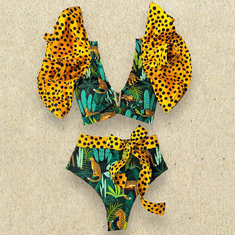 Inspired Bathing Suit With a Contemporary Edge