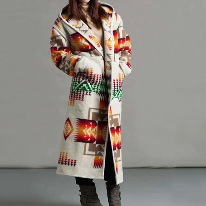 LP | Cappotto lungo in stile etnico