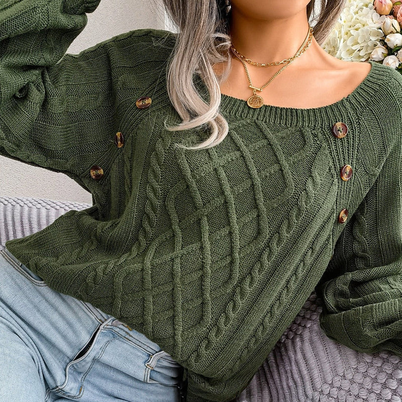 Maglione dal design curato