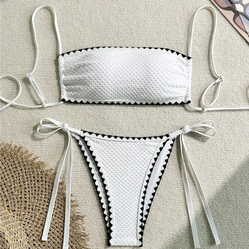 Inspired Bathing Suit With a Contemporary Edge