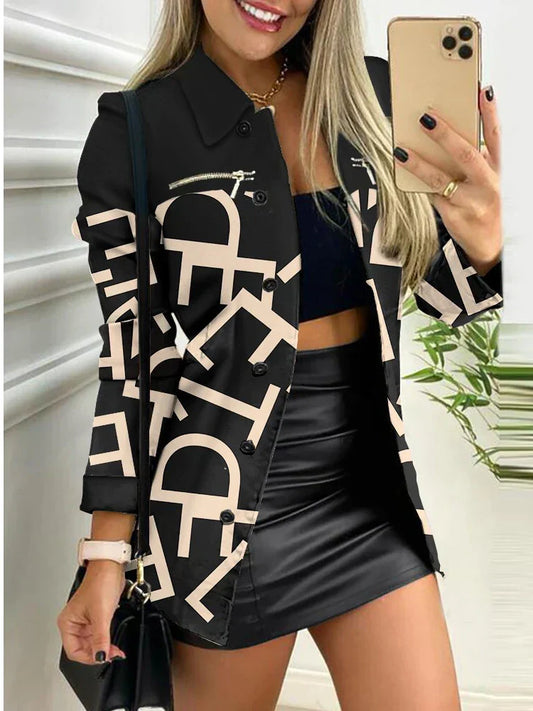 LP | Giacca geometrica chic da donna