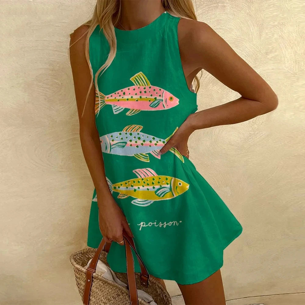 Fresco e casual Abito