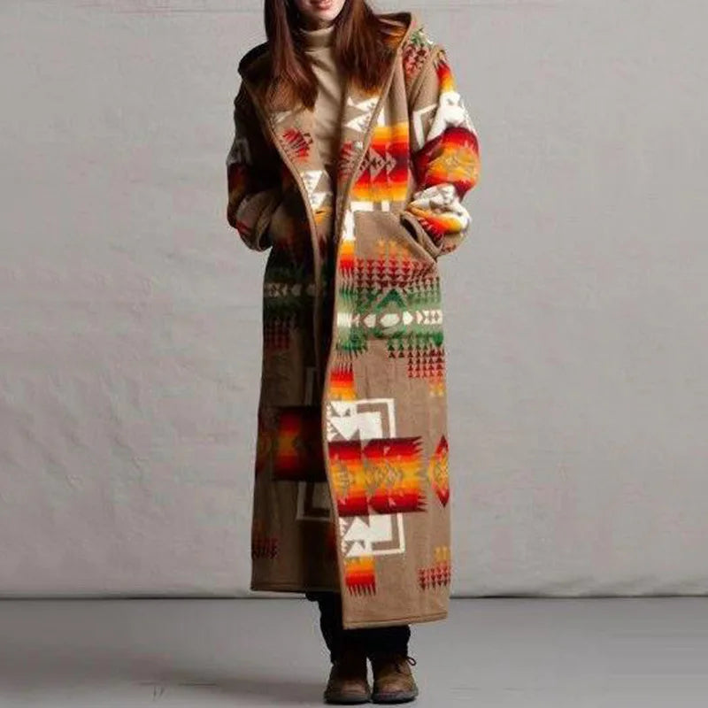 LP | Cappotto lungo in stile etnico