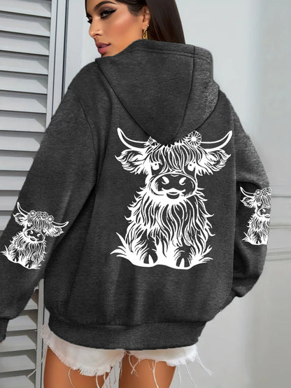 Lussuoso e aggraziato Felpa con cappuccio