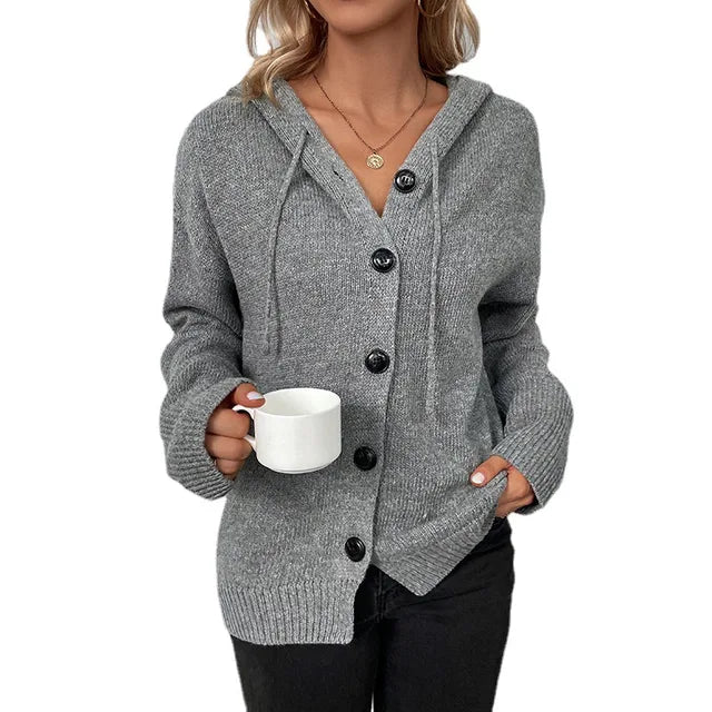 LP | Accogliente cardigan con cappuccio