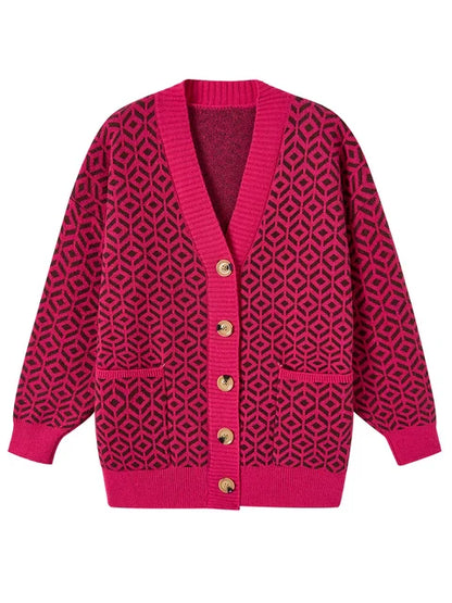 LP | Elegante cardigan in maglia con abbottonatura