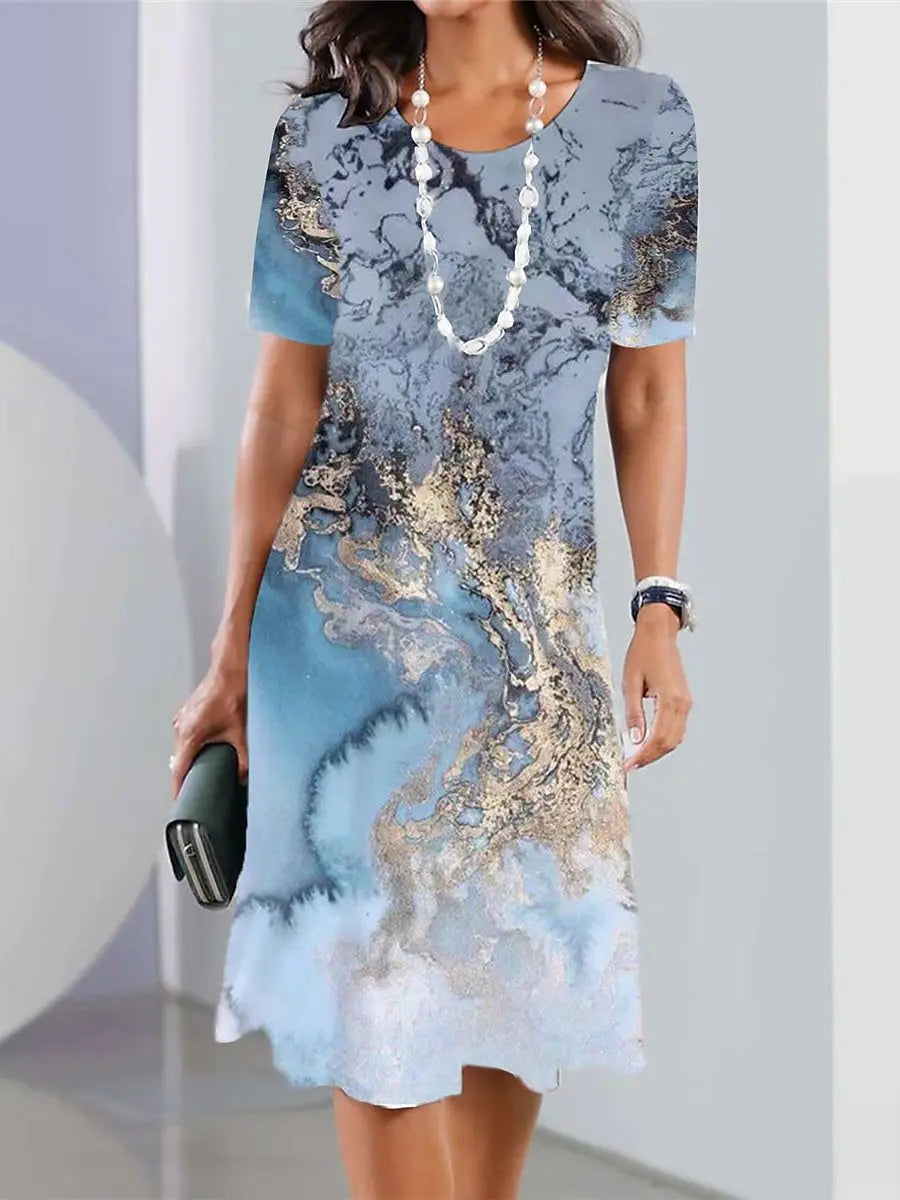 ER | Abiti da donna con stampa vintage