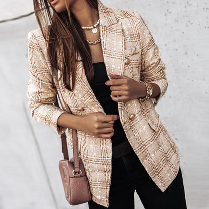 LP | Blazer a quadri chic da donna