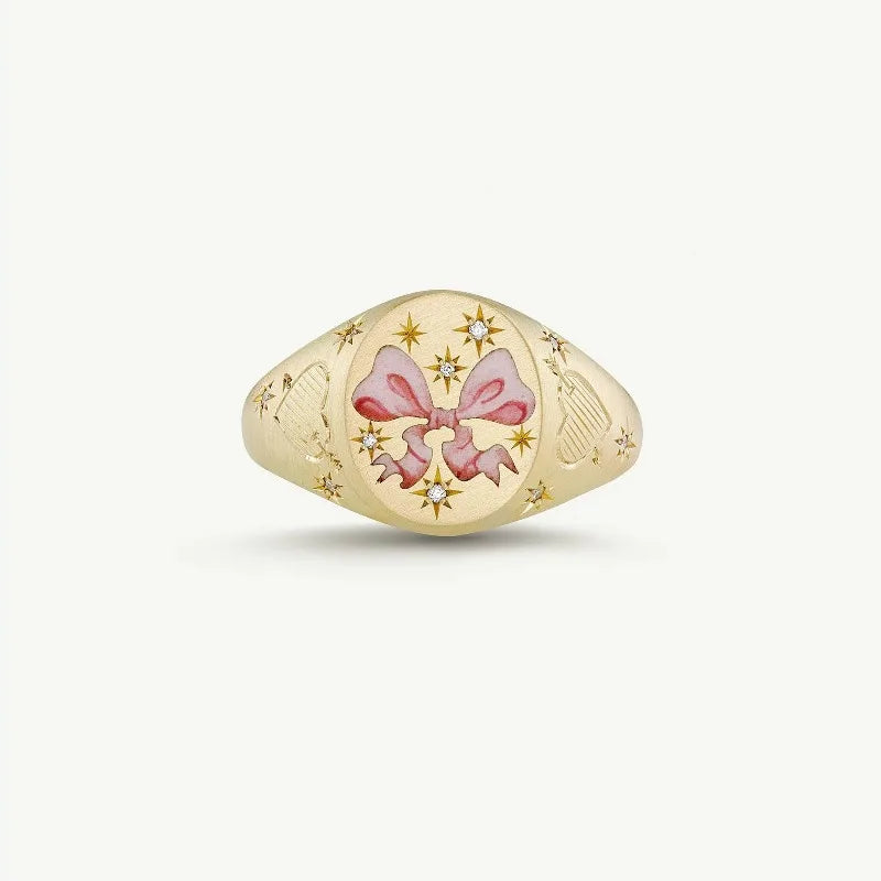 Oro Anello stupendo per uso quotidiano