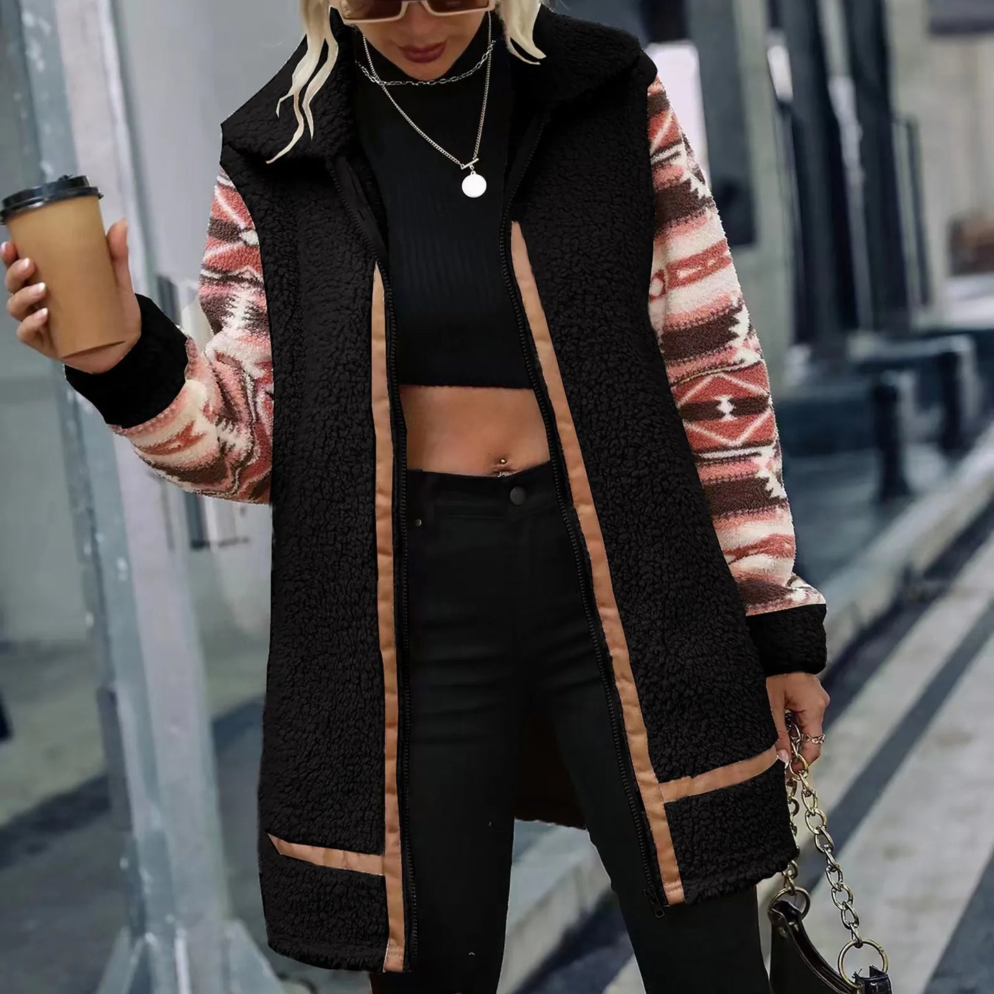 LP | Giacca con zip di tendenza per donna