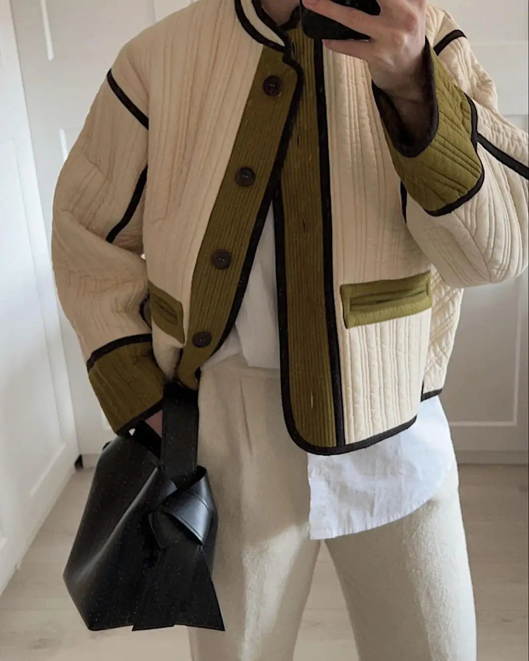 LP | giacca elegante in patchwork chic