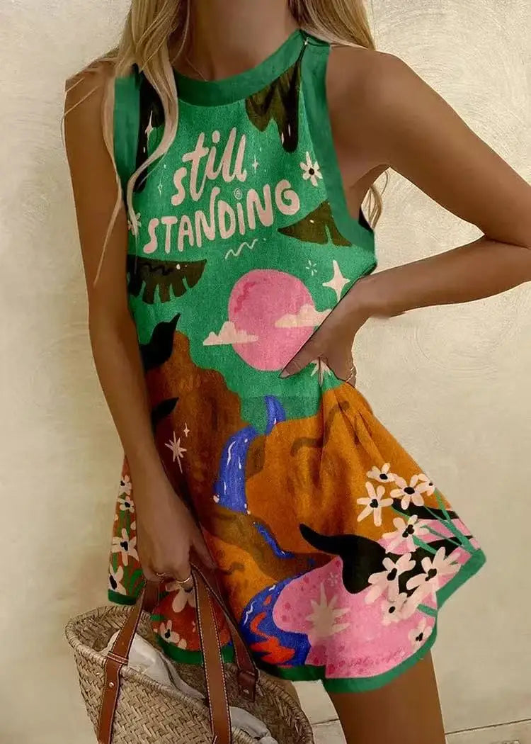 Fresco e casual Abito