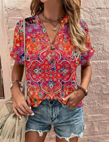 Fresco e femminile Camicia