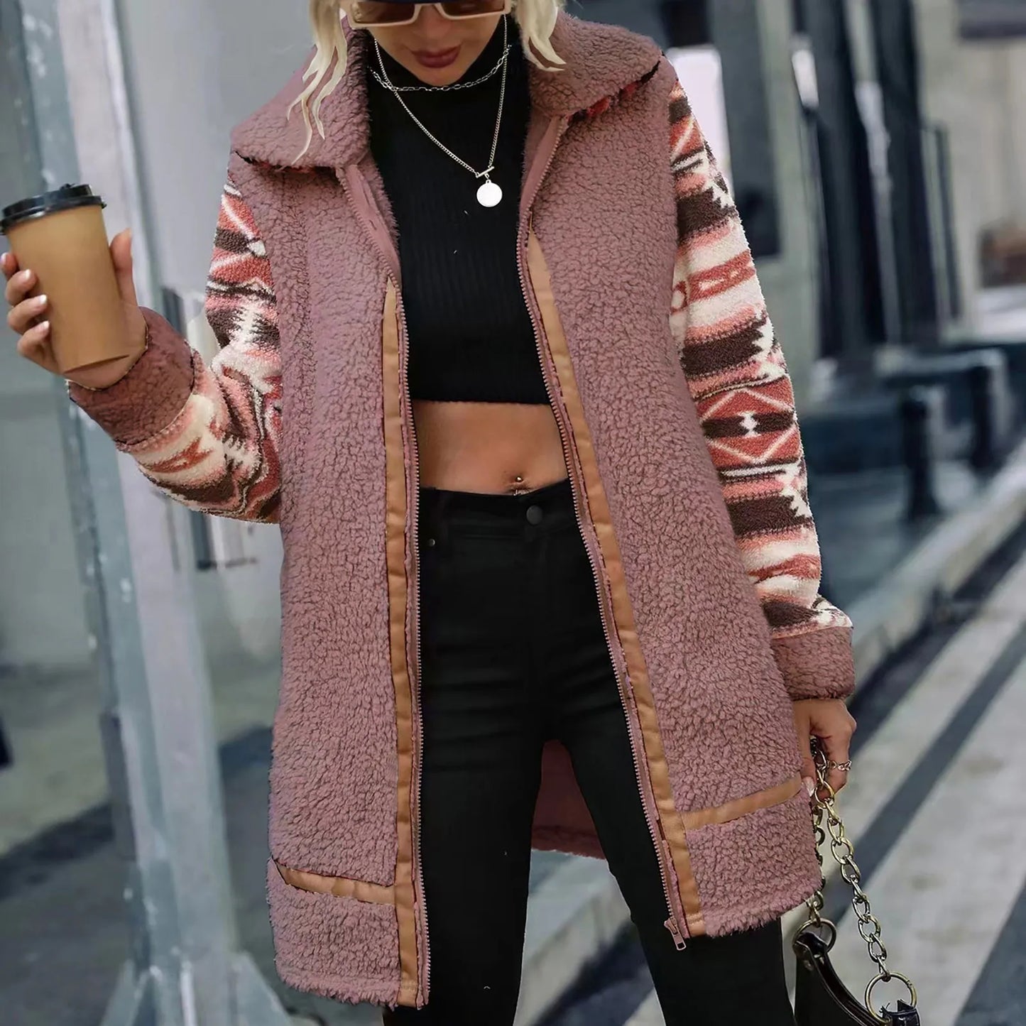 LP | Giacca con zip di tendenza per donna