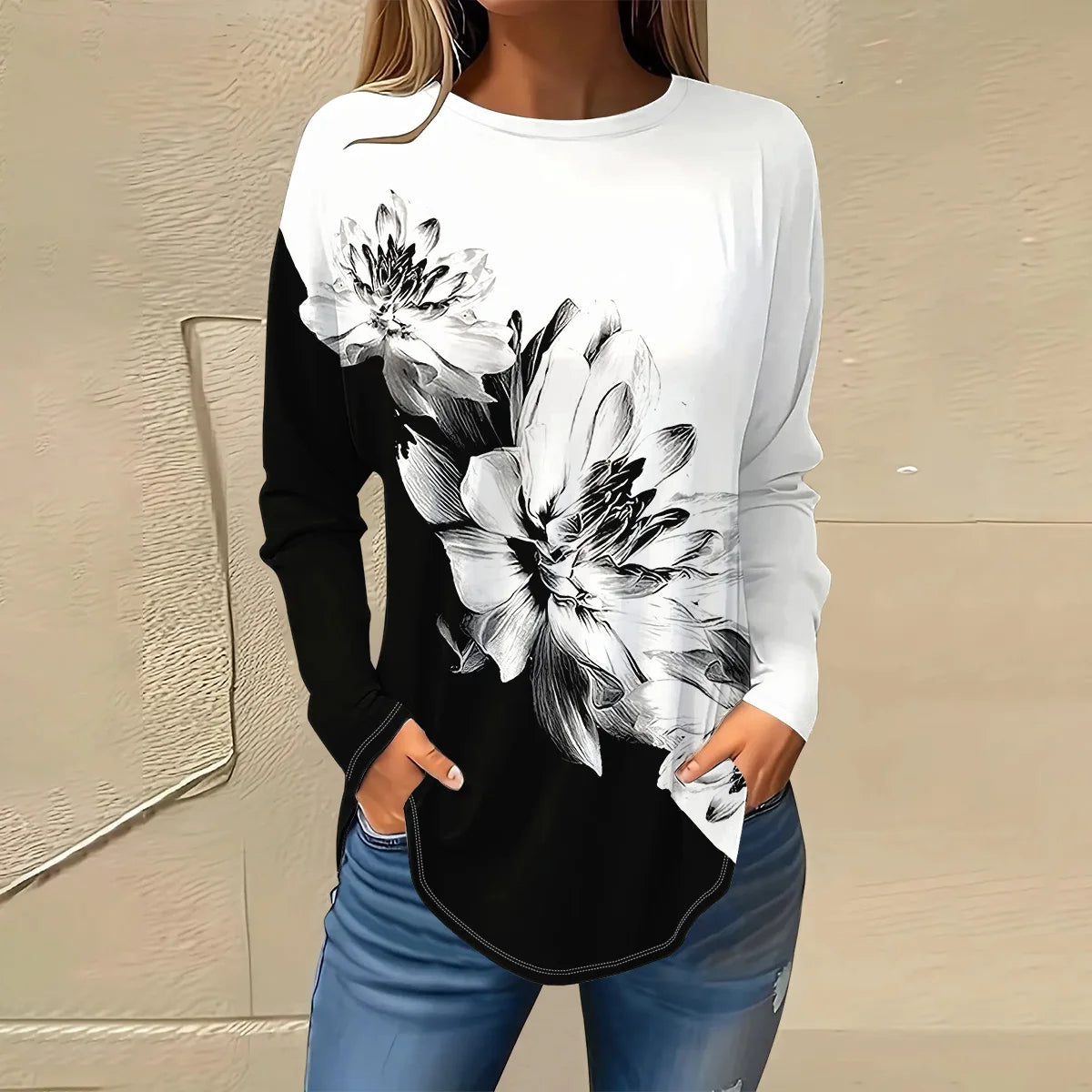 Moderno e minimalista Camicia