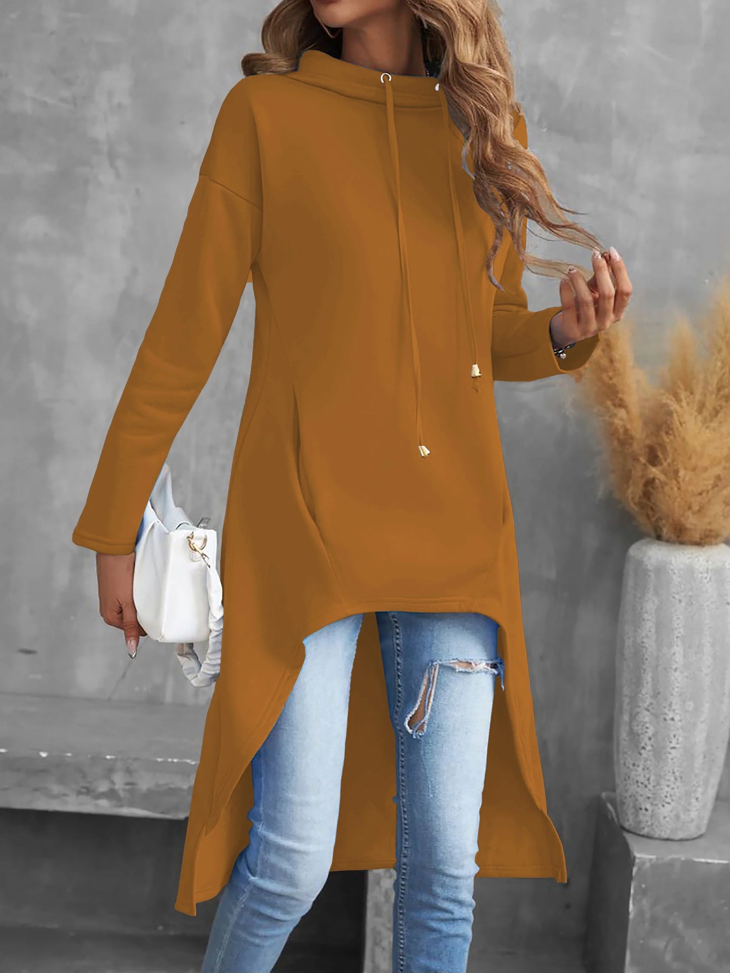 Morbido e sofisticato Felpa con cappuccio