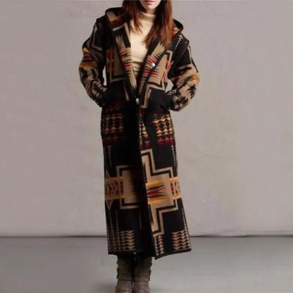 LP | Cappotto lungo in stile etnico