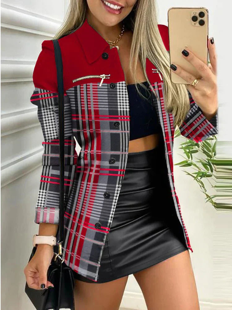 LP | Giacca geometrica chic da donna