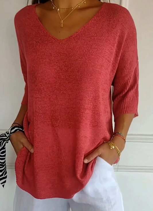 ER | Camicia con maniche a mezza lunghezza